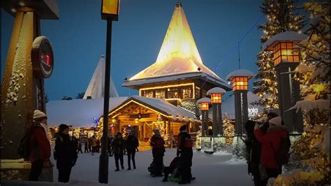 Santa Claus Village 🎅🎄🦌 In Rovaniemi Lapland Finland Before Christmas