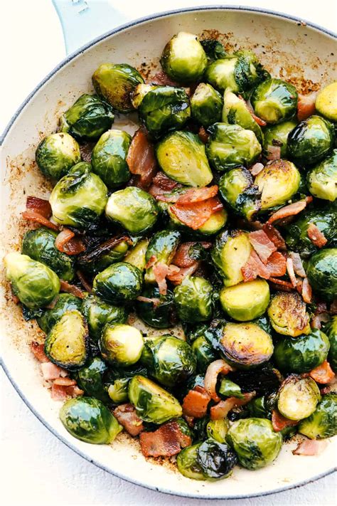 Perfect Sautéed Brussel Sprouts With Bacon Blogpapi