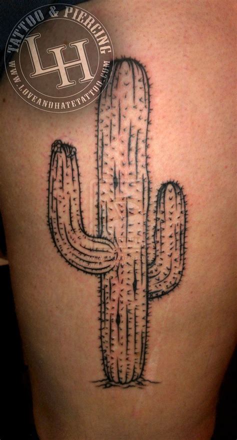 Something Like This But Less Thorns And With Watercolor Cactus Tattoo