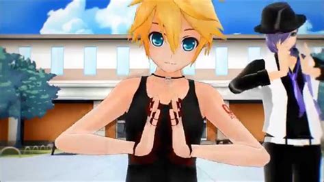 Mmd ＋♂ Plus Boy Kagamine Len Eng Captions And Annotations Youtube