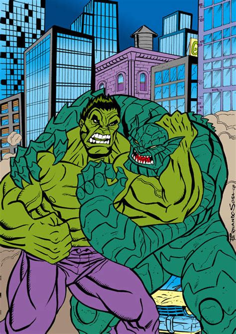 Hulk Vs Abomination By Sapienstoonz On Deviantart