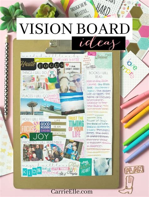 Vision Board Topics To Get You Started Vision Board Diy Vision Board