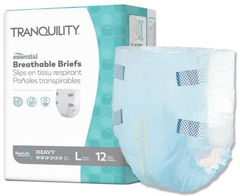 Tranquility Essential Breathable Briefs Heavy Absorbency Principle