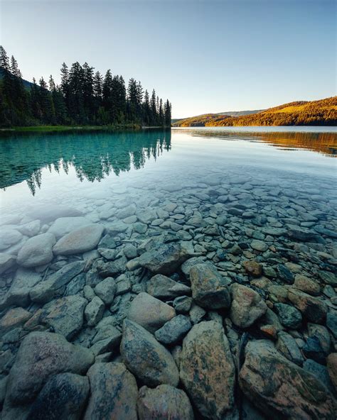 Expose Nature Crystal Clear Water Of British Columbia Canada