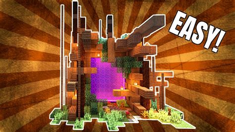 Activate the nether portal next, you need to activate the nether portal. Minecraft: How To Build a Simple nether Portal [Tutorial ...