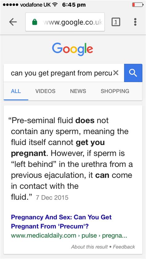 What Is Precum Fluid Can Pre