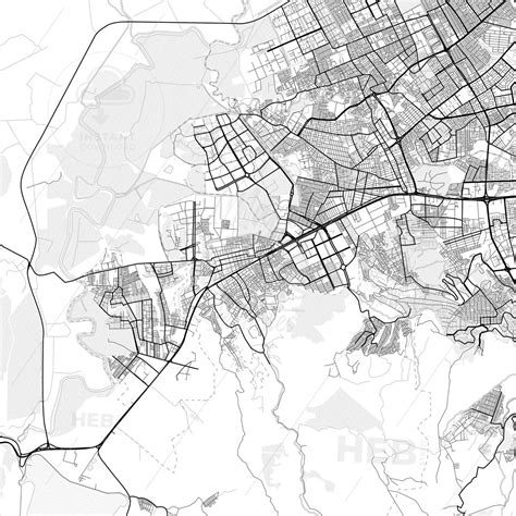 Vector Pdf Map Of Soacha Colombia Hebstreits Sketches Map