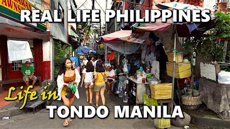 Exploring The Back Streets And Tight Alleys Of Tondo Manila [4k] Youtube
