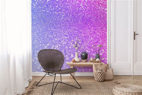 Unicorn Girls Shiny Glitter Wallpaper Free Shipping Happywall
