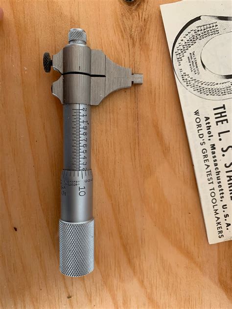 Starrett Inside Micrometer 700a Etsy