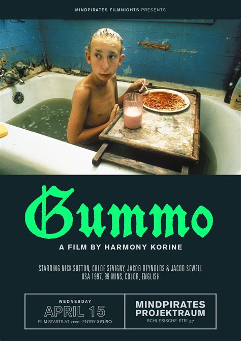 Gummo Film Posters Art Movie Posters Design Movie Posters