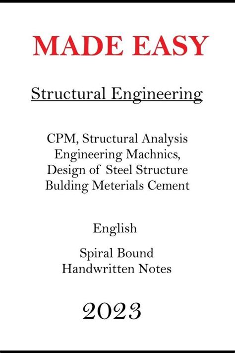 Made Easy Water Resources Civil Engineering Handwritten Notes For Ese