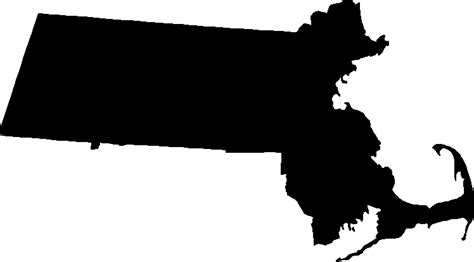 Massachusetts Silhouette At Getdrawings Free Download