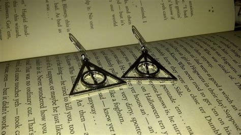 Custom Made Sale Harry Potter Inspired Deathly Hallows Earrings In
