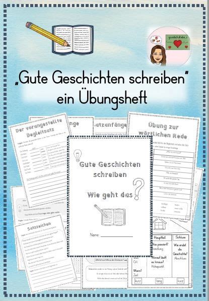 Bild geschichte uebungen klasse 2. Pin auf Deutsch Grundschule Unterrichtsmaterialien
