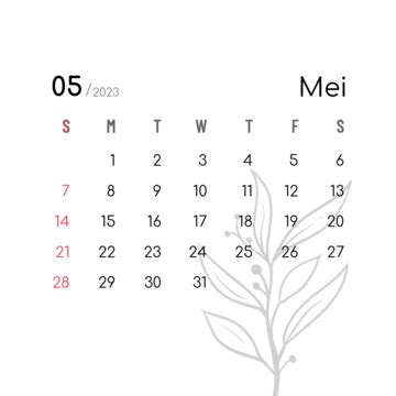 Portuguese Minimalist May Calendar For Portuguese Calendar