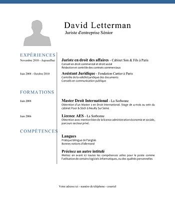 Exemple Fiche De Poste Juriste
