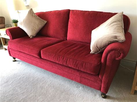 2 X Laura Ashley Hertford Upholstered Large 2 Seater Sofas In