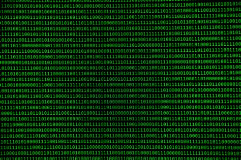 Green Binary Numbers Zeros And Ones Background And It Concept Stock