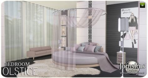 Olstice Bedroom At Jomsims Creations Sims 4 Updates