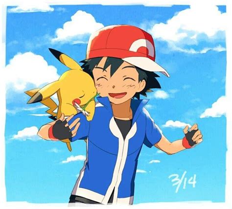 Ash Ketchum And Pikachu ♡ I Give Good Credit To Whoever Made This 👏 Pikachu Pokemon