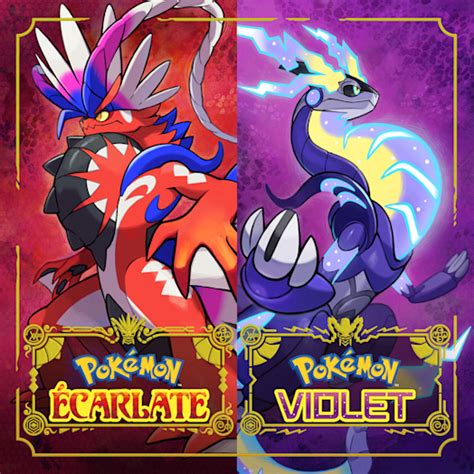 Pack Duo Pokémon Écarlate Et Pokémon Violet Avec Steelbook® Carnet