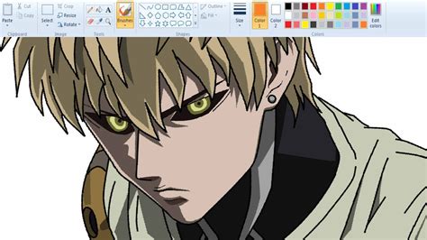 We have now placed twitpic in an archived state. Drawing Anime on MS Paint - Genos Speedpaint - YouTube