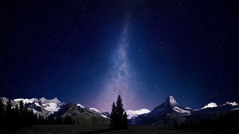 2560x1440 Swiss Alps Night 1440p Resolution Hd 4k Wallpapersimages