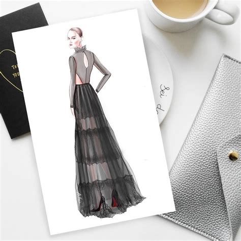 Veronika Ahmatova Ahvero Couture Fashion Drawing Fashion Sketches