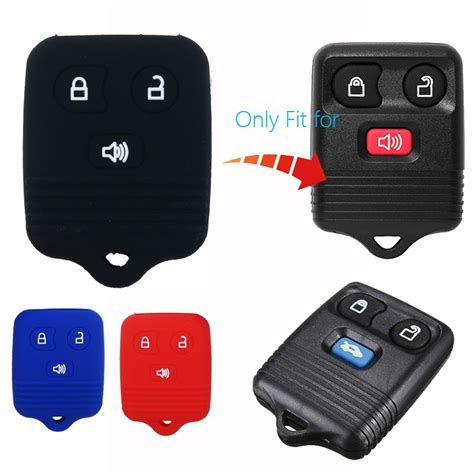 1pcs 3 Buttons Car Key Case Cover For Ford Excursion Escape Ford F150