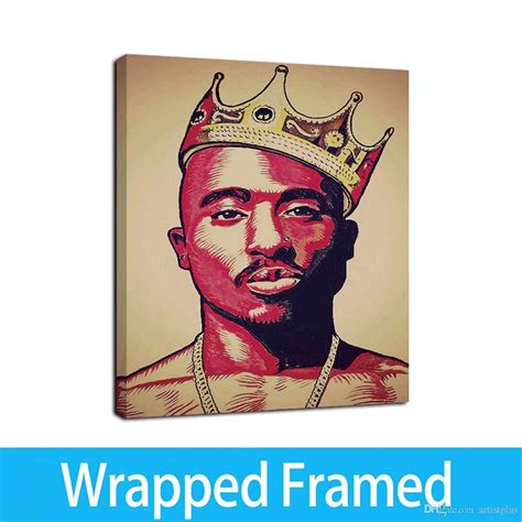 2pac Tupac Shakur Canvas High Quality Giclee Print Wall Decor Art
