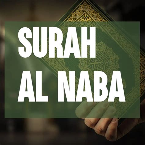 Surah Al Naba Transliteration Arabic And Translation In English