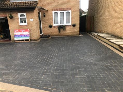 Charcoal Block Paving Driveway In Bradley Stoke Sd Home Improvements
