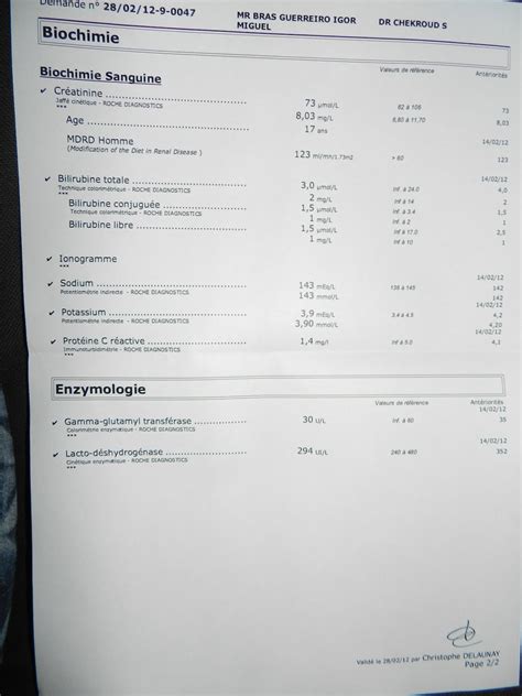 Comment interpréter le résultat de sa prise de sang et mieux comprendre son bilan sanguin ? Mon jour à jour avec la Maladie de Hodgkin: février 2012