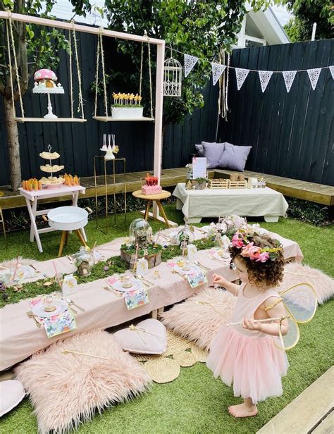If you're planning a kid's birthday party you might prefer to adapt some of these garden party ideas and call it a woodland fairy theme by including fairies, sprites, butterflies, and ladybugs. Fairy Garden Birthday Party | Kara's Party Ideas | Fairy garden birthday party, Fairy birthday ...