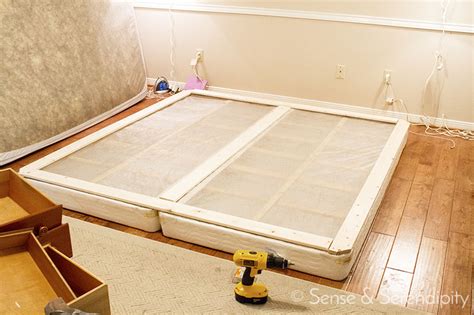 We know that your bed is a very personal space and you want to be able to make your bed how you prefer. DIY Upholstered Platform Bed | Sense & Serendipity | Make ...