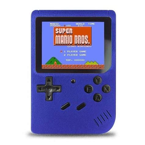 Retro Video Handheld Game Console Built In 400 Games Blue Only