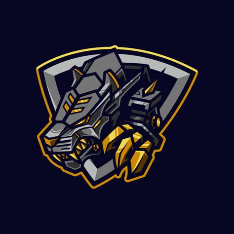 Find & download free graphic resources for esport logo. Mechanical tiger esport mascot logo and illustration ...