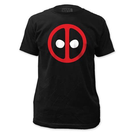 Deadpool Logo Black T Shirt Entertainment Earth