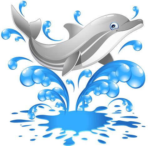 Melompat Dolphin Kartun Png Gambar Transparan Png Arts Images And Photos Finder