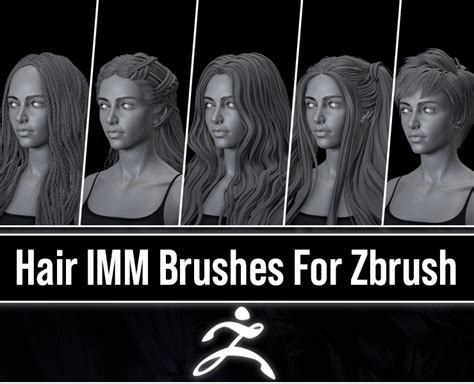 Female Hair Imm Brushes 40 Female Flippednormals