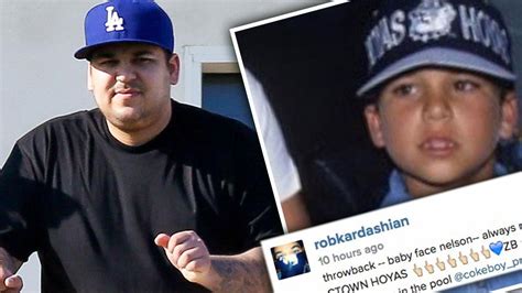 rob kardashian posts adorable throwback photo on instagram after hiatus from site
