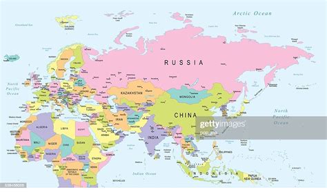Eurasia Map Illustration High Res Vector Graphic Getty Images