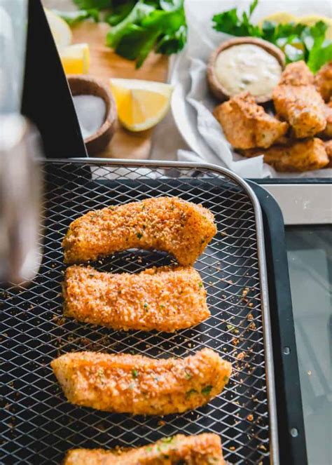 Crispy Homemade Air Fryer Fish Sticks Gluten Free Recipe