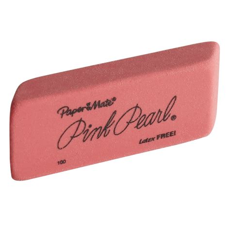 Paper Mate 70520 Medium Pink Pearl Eraser 24box
