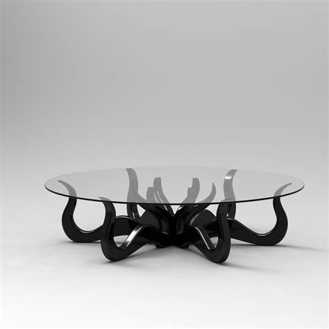 Spi octopus glass top coffee table hand painted brass base. Octopus Coffee Table with Detailed Sculpture | Roy Home Design