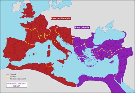 Filepartition Of The Roman Empire In 395 Adpng