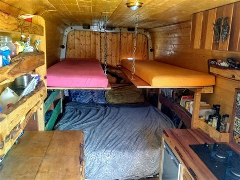 If you want to build it, bookmark this collection of free diy bunk bed plans. DIY Family Campervan Floating Bunk Beds. | Bunk beds, Camper bunk beds, Kids bunk beds