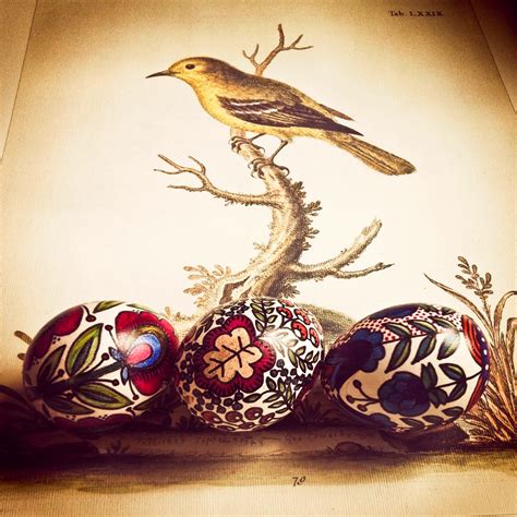 Kasia Jacquot Textile Folk Artist Painted Easter Eggs 2014