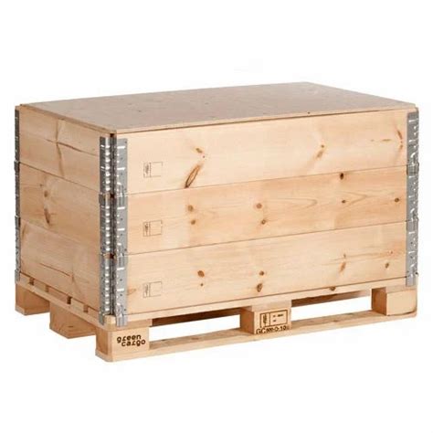 Wooden Palette Box Brown Wooden Pallet Box Rs 550 Cubic Feet